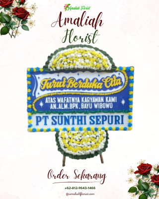Papan Bunga Duka di Bakunase